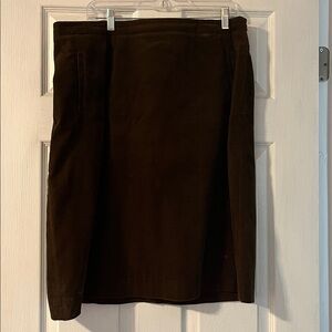 J. Crew CORDUROY skirt sz 14 EUC